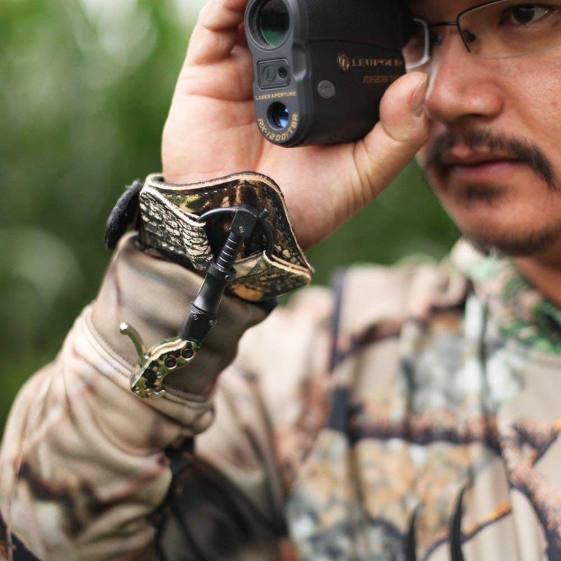 Tru-Fire Edge Buckle Foldback Adjustable Archery Compound Bow Release - Camo Wrist Strap with Foldback Design - Image 3